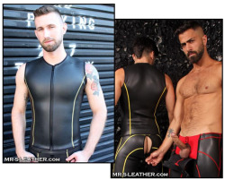 This is my ultimate pup play combo… Neoprene pants and