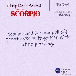 dailyastro:  Scorpio 4067: Visit The Daily Astro for more facts