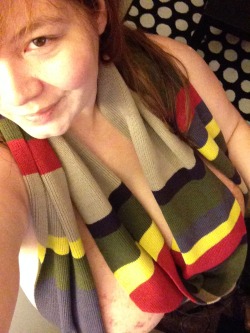 lexxxiluxe:  Tom Baker Scarf was a gift from a friend- I love