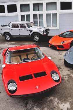 italian-luxury:  Lamborghini Miura x Lamborghini LM002 | Italian-Luxury