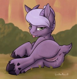 thaload:  leatherbiscuit:  For my sweet lavender goat <3 http://thalomine.tumblr.com/