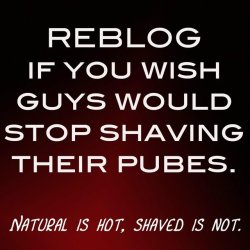 bigbushdad:  STOP HAVING THEIR PUBES - For very full bush