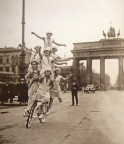 In front of the Brandenburg Gate,1920’s.