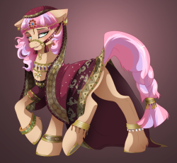 theponyartcollection:  Palette Indian Wedding Dress by =dennybutt