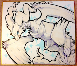 mieau:  Reshiram Shikishi, as requested by the Winter holidays