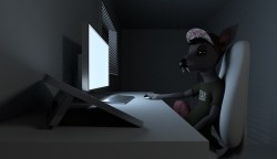 scruffy-deer:  Here are some test renders for my upcoming short