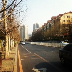 Beautiful morning with you. #china #dalian #spring