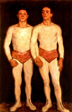 langoaurelian: Károly Ferenczy  Acrobats  1913