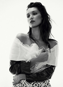 jolie-bella:   bella hadid by georges antoni for harper’s bazaar