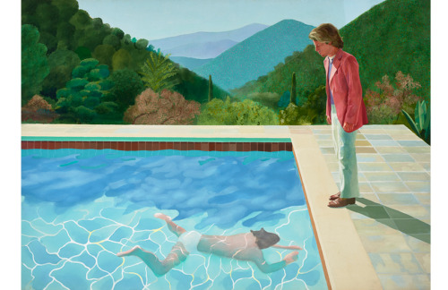 gayartists:Portrait Of An Artist (Pool With Two Figures), David