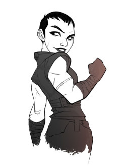sketchlab:  She small, but she punch. 