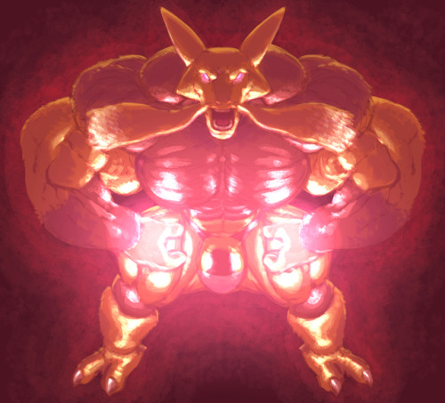 ripped-saurian:  alakazam used psychic(remake of older work!)