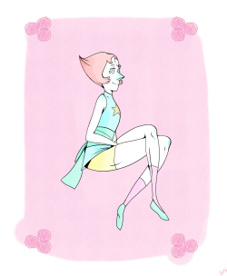 mackerelandsquid:  Pearl done mostly for lineart practice. <3