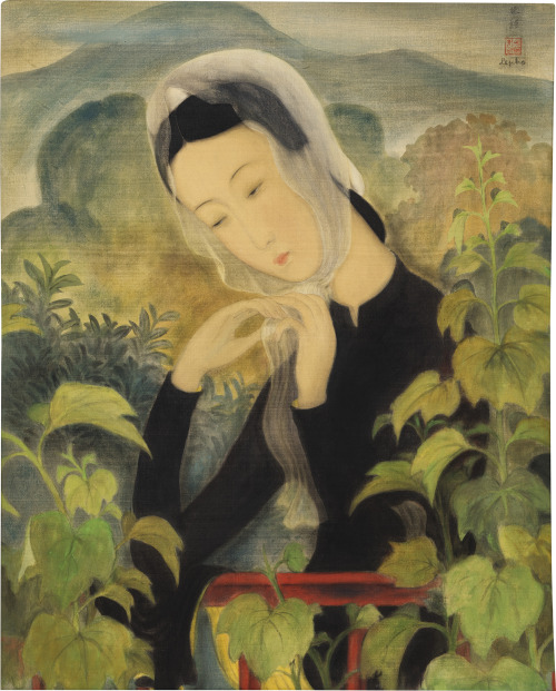 thunderstruck9:  Lê Phổ (Vietnamese, 1907-2001), Jeune femme