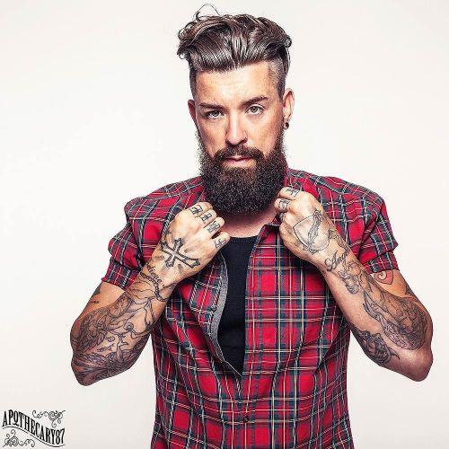 apothecary87:  Keep that beard well conditioned like this MAN @rossoliversmith with our Original Recipe Beard Oils available online at:  http://ift.tt/1dbYGTx  #TheManClub #Apothecary87  photo @liamoakesphoto http://ift.tt/227O9zV 