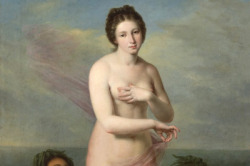 paintingispoetry:  Antonio Maria Esquivel, Venus anadiomene detail,