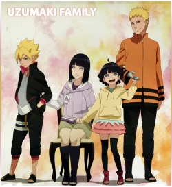 narutoboruto-fatherson:  Uzumaki Family Portrait