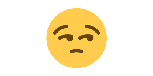 jerkbutch:  emoji-mashup-bot:  😏 smirk + 🥺 pleading  From