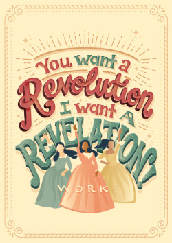 risarodil:  #Letters4Ham: Hand-lettered Lyric Posters I don’t
