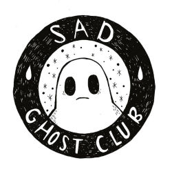 1000drawings:  sad ghost club  by Lize meddings 