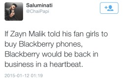 surprisebitch:  honestly though. Zayn can tell all his fan girls