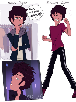 nicorii:  Older Kevin and Jamie doodles! Wanted to draw them