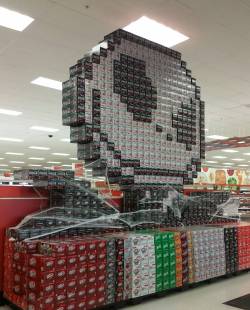 sixpenceee:  The coke display at Target really gets into the