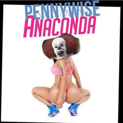 heyyouclown:  #nickiminaj #rap #awfulmusic #anaconda #scary #halloween