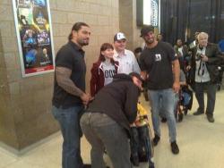 synystermoxley:believeindeanambrose:  the shield and some fans