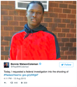 micdotcom:   New Jersey cops shot 14-year-old Radazz Hearns 7