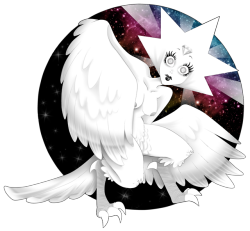 *regal squawking noises*Not entirely sure what kind of birb White