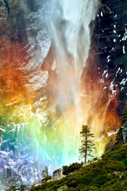 imalikshake:  Bridal Fall at Yosemite By Mengzhonghua      