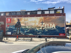 retrogamingblog: Glow-in-the-dark Breath of the Wild mural in