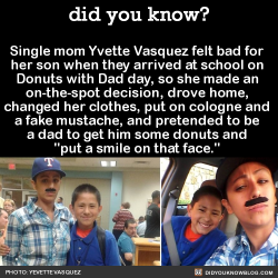 did-you-kno:  Single mom Yvette Vasquez felt bad for  her son