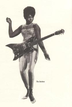 kristen-kay:Norma-Jean Wofford (aka The Duchess), played guitar