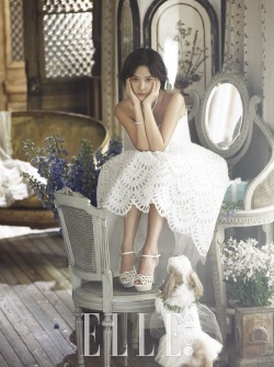 stylekorea:  Hwang Jung Eum for Elle Korea March 2016. Photographed