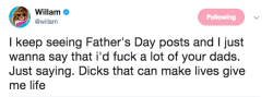 fuckoffdana: happy father’s day guys 