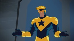 Oh my god Booster Gold!!almost drop my cereal.