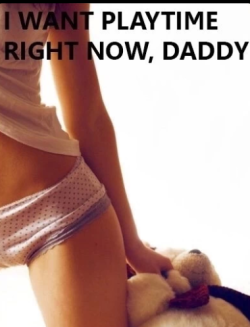 sweet-little-molested-melissa:  Ok princess…Daddy can never