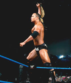fishbulbsuplex:  WCW World Champion The Rock