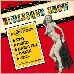 Tempest Storm appears on the cover of the ‘BURLESQUE SHOW’