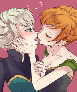 hentai-compound:  The best incest duo ~! <3 Anna and Elsa