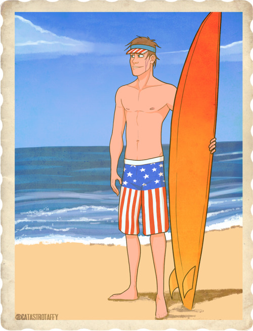 catastrotaffy:Sinclair for the Beach Episode. Frame/template