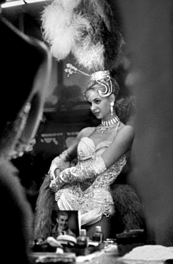 onlyoldphotography:  Ralph Crane: A showgirl standing in the