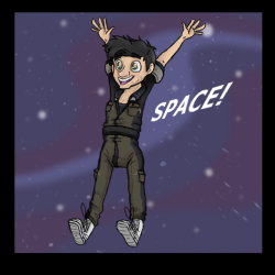mycreepyartblog:  SPACE!!!!!! ————————————————————— I don’t know which one I liked best out of these space shouting Markipliers so I did loads.
