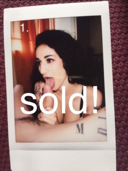 arabelleraphael:  Selling Polaroids again!   These feature Nenetl