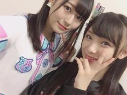 hkt48g:Tsukiashi Amane (HKT48 Kenkyuusei), Umeyama Cocona (NMB48