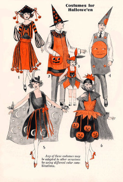 kateordie:  gravesandghouls:  Halloween Costumes in Dennison's Bogie