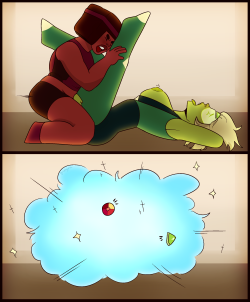 rare pair request: ruby and peridot