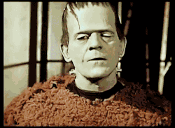  Boris Karloff in a color test for Son of Frankenstein (1939)